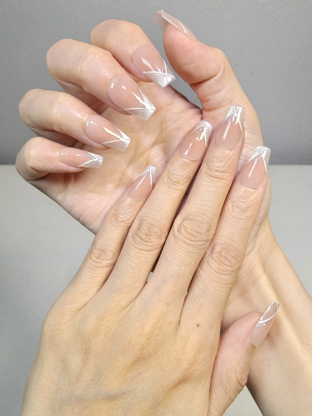 Handmade delicate white